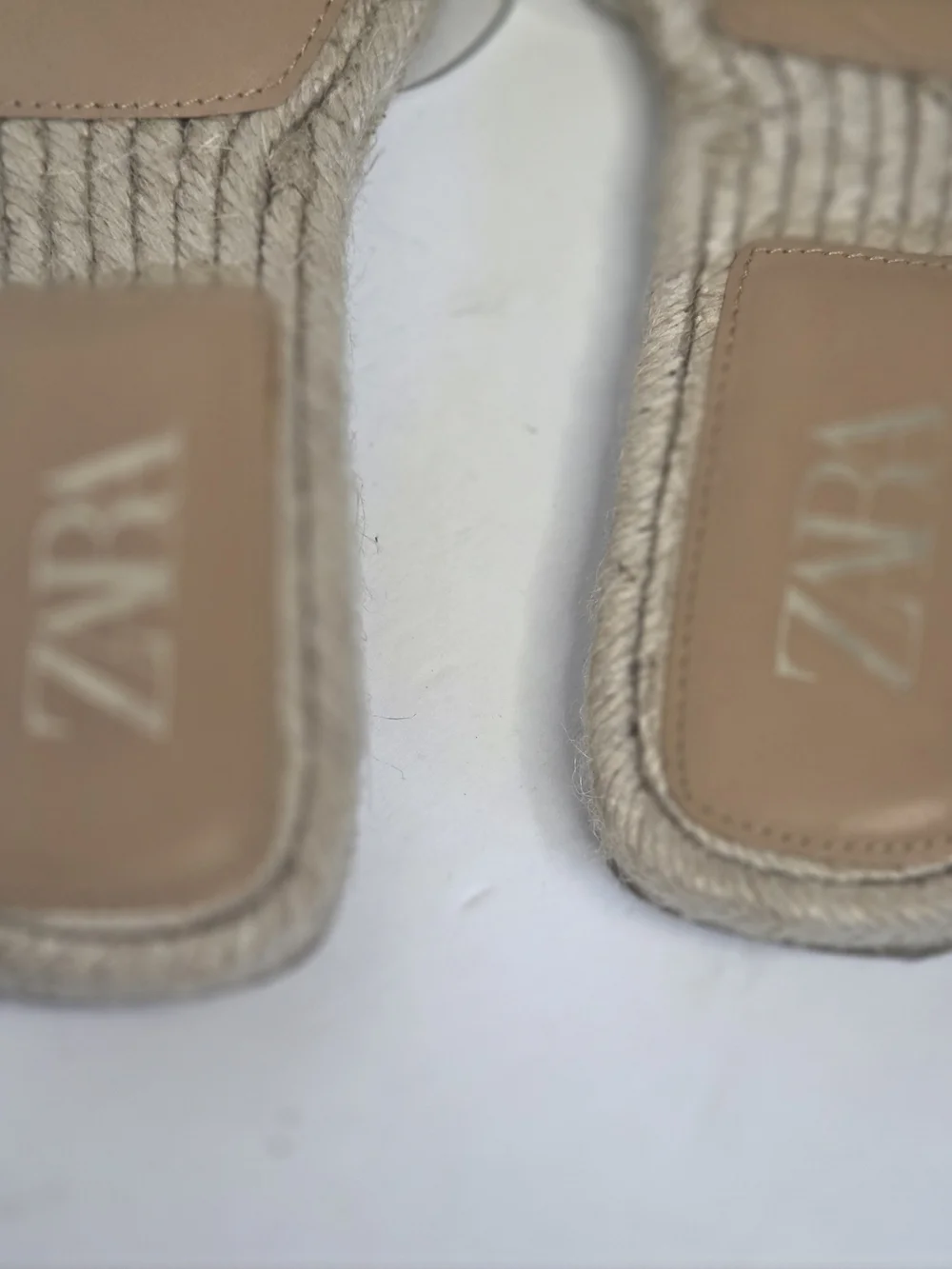 ZARA Clear Pearl-Embellished Slide Sandals in Beige - Picture 6 of 9